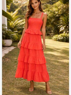 Corey Lynn Calter Cotton Maxi Dress Large